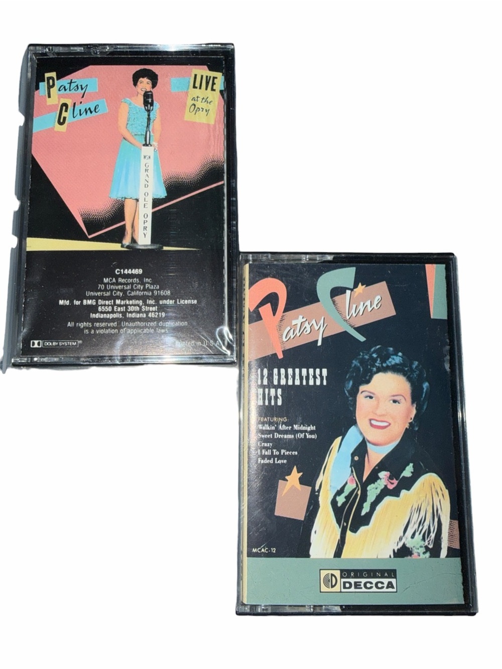Set of Patsy Cline Audio Cassettes